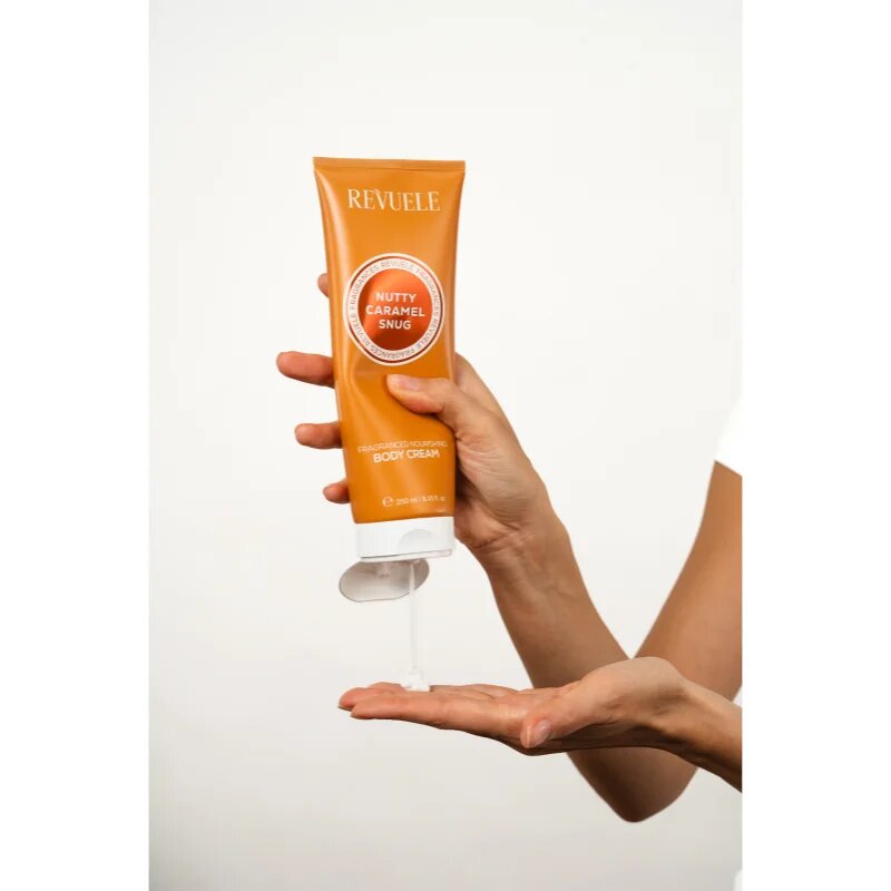 Revuele Nutty Caramel Snug Fragranced Nourishing Body Cream hranilna krema za telo za ženske 250 ml