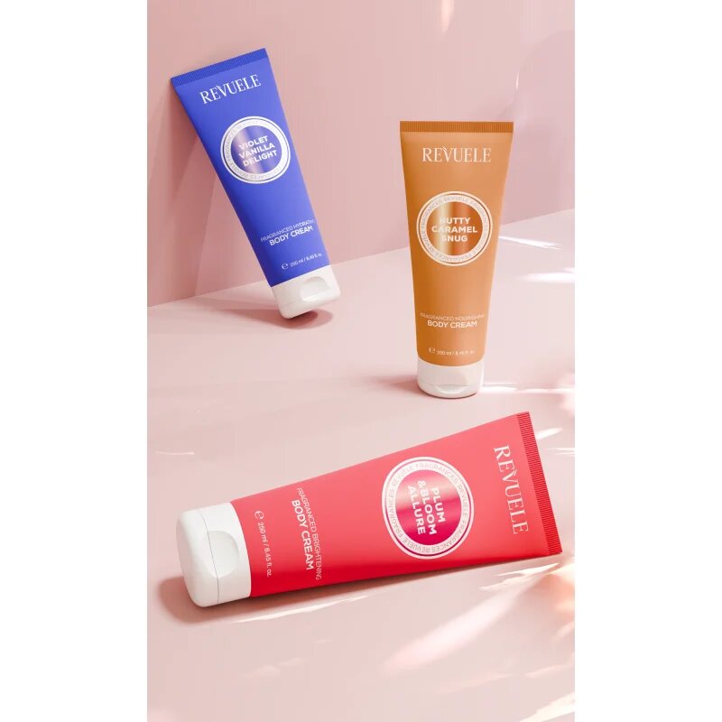 Revuele Nutty Caramel Snug Fragranced Nourishing Body Cream hranilna krema za telo za ženske 250 ml