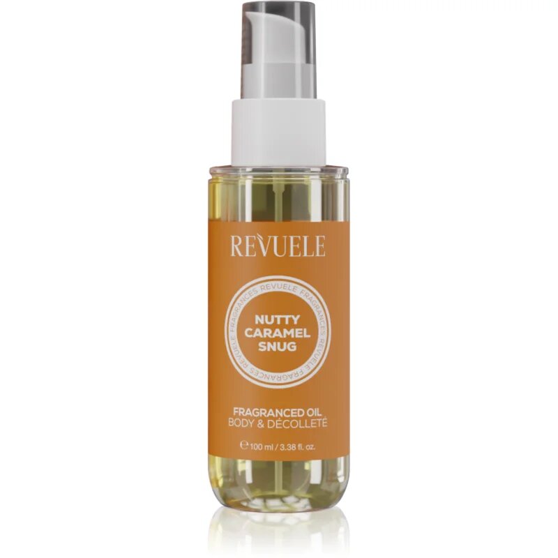 Revuele Nutty Caramel Snug Fragranced Oil parfumirano olje za telo 100 ml