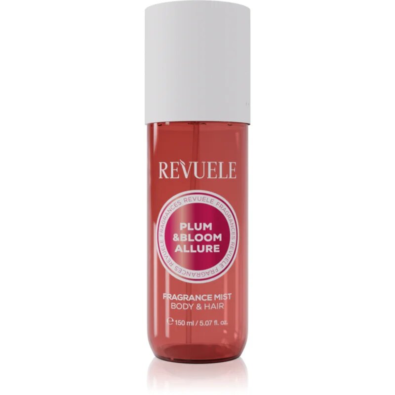 Revuele Plum & Bloom Allure Fragrance Mist parfumska meglica za telo in lase za ženske 150 ml