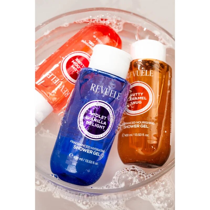 Revuele Plum & Bloom Allure Fragranced Brightening Shower Gel parfumirani gel za prhanje s posvetlitvenim učinkom za ženske 400 ml