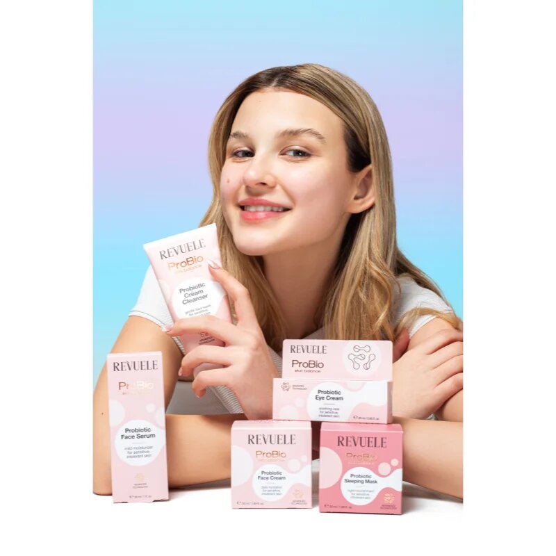 Revuele ProBio Skin Balance Probiotic Cream Cleanser vlažilna čistilna krema za občutljivo in netolerantno kožo 150 ml