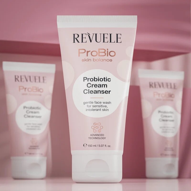 Revuele ProBio Skin Balance Probiotic Cream Cleanser vlažilna čistilna krema za občutljivo in netolerantno kožo 150 ml