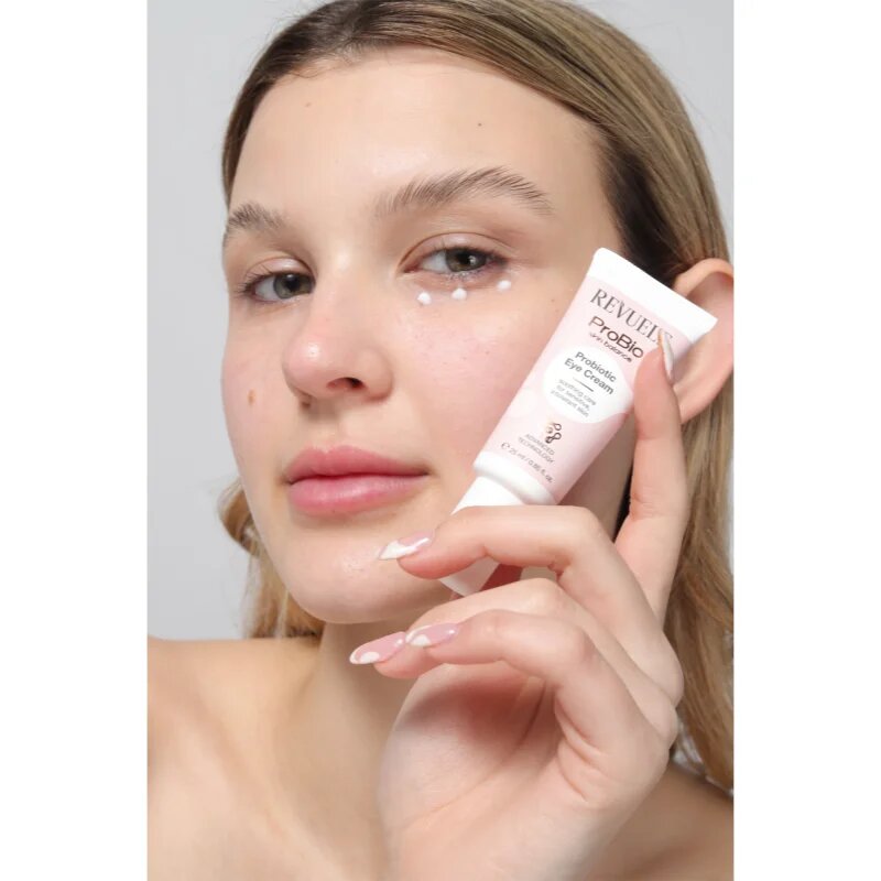 Revuele ProBio Skin Balance Probiotic Eye Cream pomirjajoča krema za predel okoli oči za občutljivo in netolerantno kožo 25 ml