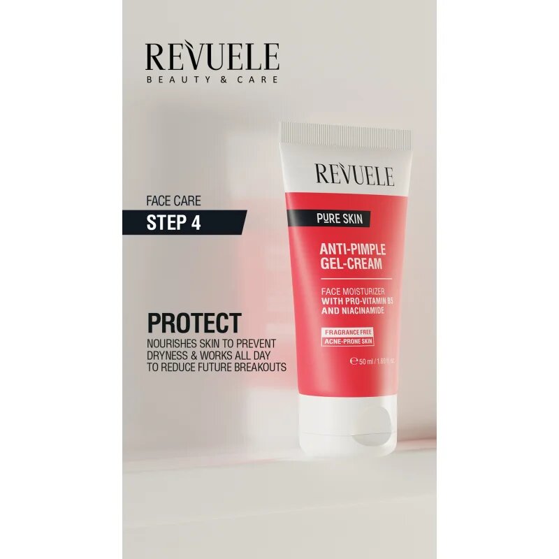 Revuele Pure Skin Anti-Pimple lahka vlažilna krema za problematično kožo akne 50 ml
