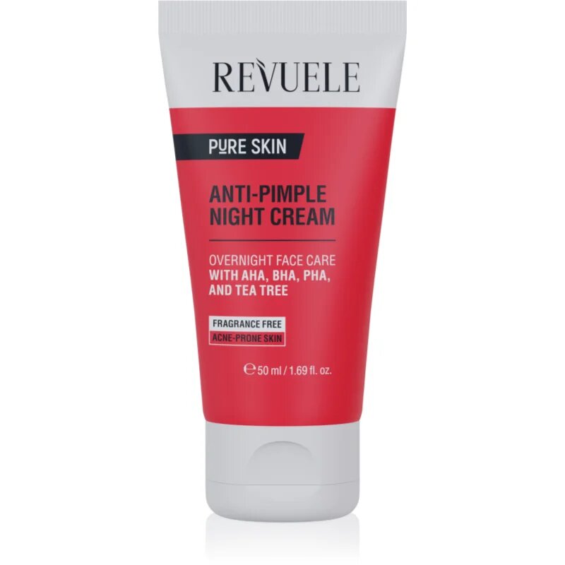 Revuele Pure Skin Anti-Pimple nočna krema proti aknam 50 ml