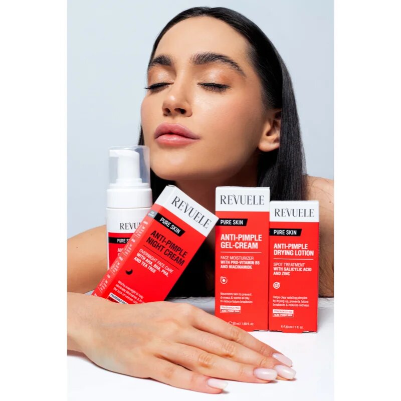 Revuele Pure Skin Anti-Pimple nočna krema proti aknam 50 ml