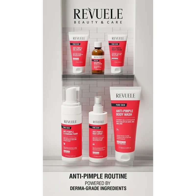 Revuele Pure Skin Anti-Pimple pršilo za telo proti aknam 150 ml