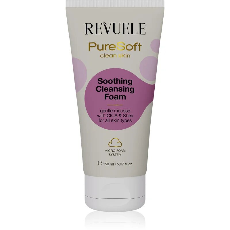 Revuele PureSoft Clean Skin čistilna pena za obraz s pomirjajočim učinkom 150 ml