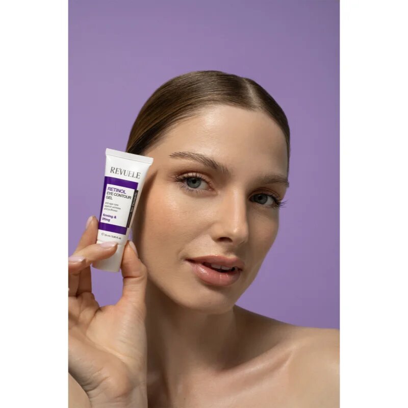Revuele Retinol Eye Contour Gel vlažilni gel za predel okoli oči proti gubam in temnim kolobarjem 25 ml