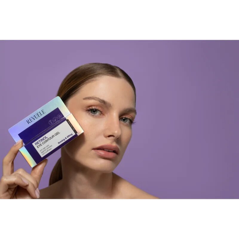 Revuele Retinol Eye Contour Gel vlažilni gel za predel okoli oči proti gubam in temnim kolobarjem 25 ml
