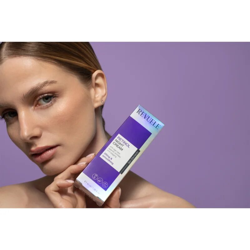 Revuele Retinol Night Cream vlažilna nočna krema proti gubam 40 ml