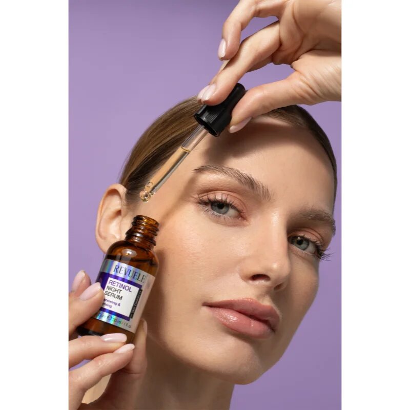 Revuele Retinol Night Serum nočni serum proti gubam z učvrstitvenim učinkom 30 ml