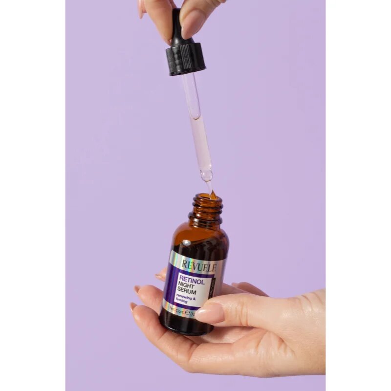 Revuele Retinol Night Serum nočni serum proti gubam z učvrstitvenim učinkom 30 ml