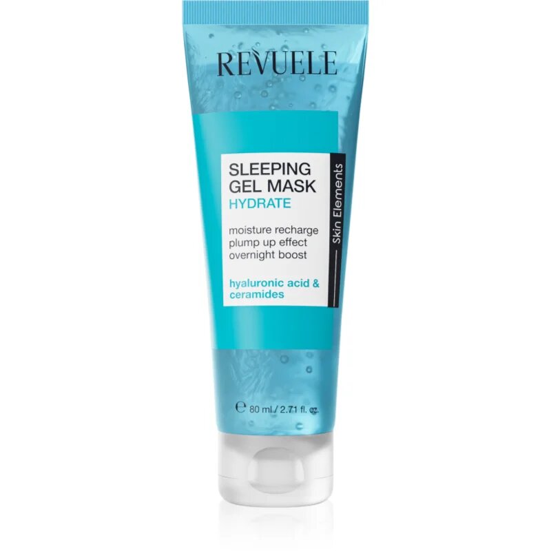 Revuele Sleeping Gel Mask Hydrate vlažilna gel maska za noč 80 ml
