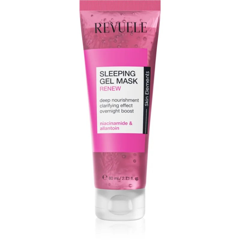 Revuele Sleeping Gel Mask Renew nočna maska za obnovo kože proti gubam 80 ml