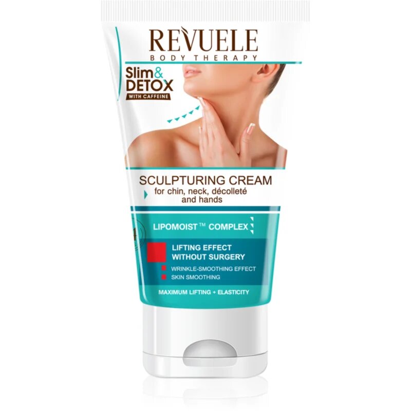 Revuele Slim & Detox With Caffeine oblikovalna krema za vrat in dekolte 150 ml