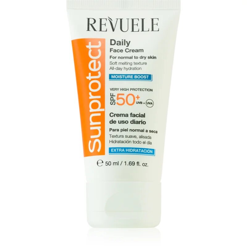 Revuele Sunprotect Moisture Boost vlažilna dnevna krema SPF 50+ 50 ml
