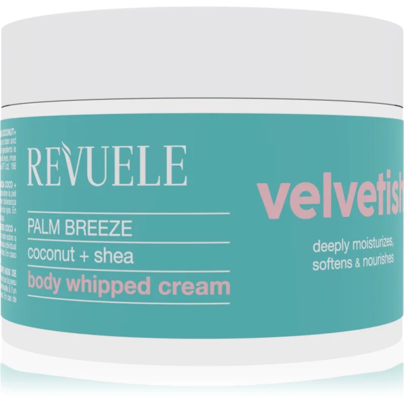 Revuele Velvetish Palm Breeze Body Whipped Cream vlažilna krema za telo Coconut + Shea 300 ml