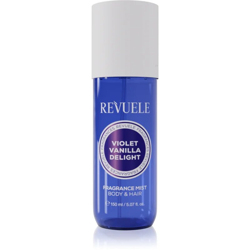 Revuele Violet Vanilla Delight Fragrance Mist parfumska meglica za telo in lase za ženske 150 ml