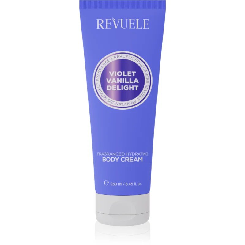 Revuele Violet Vanilla Delight Fragranced Hydrating Body Cream vlažilna krema za telo za ženske 250 ml