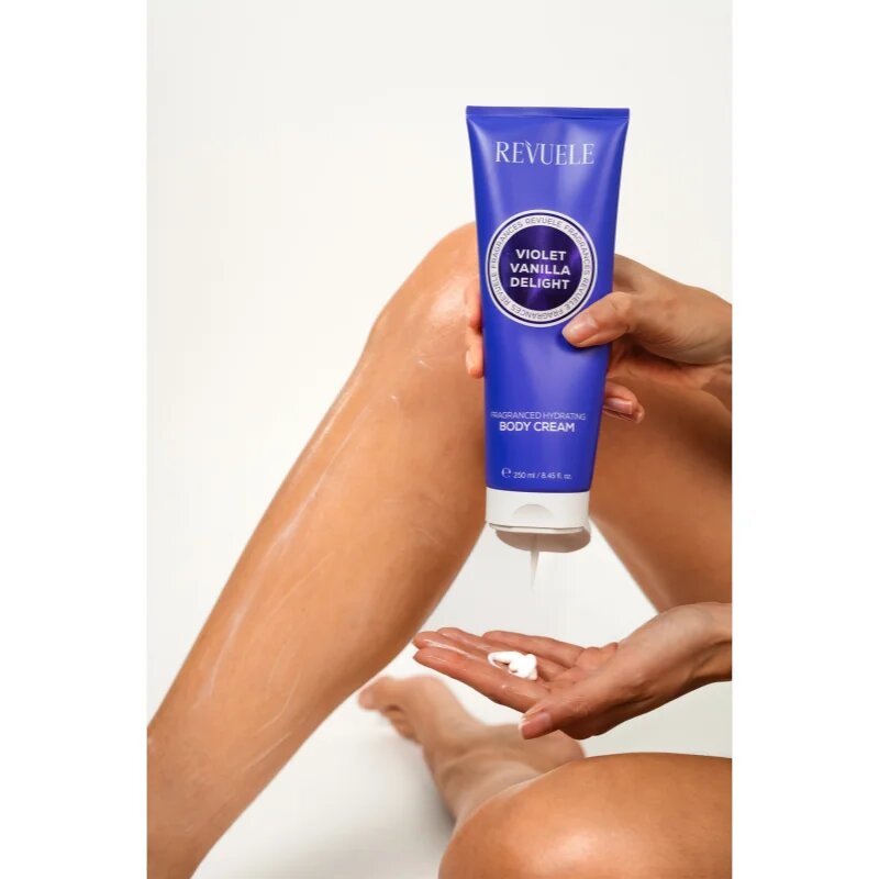 Revuele Violet Vanilla Delight Fragranced Hydrating Body Cream vlažilna krema za telo za ženske 250 ml