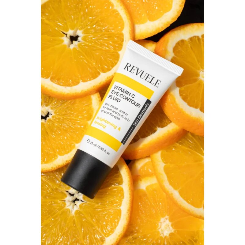 Revuele Vitamin C Eye Contour Fluid krema za osvetljevanje predela okoli oči proti temnim kolobarjem 25 ml