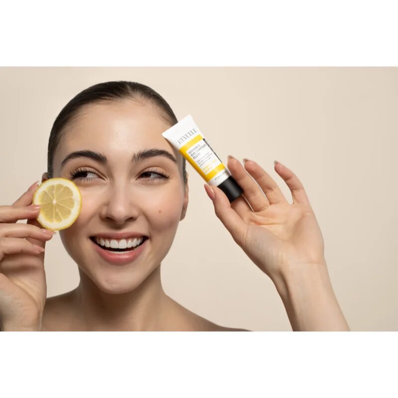 Revuele Vitamin C Eye Contour Fluid krema za osvetljevanje predela okoli oči proti temnim kolobarjem 25 ml