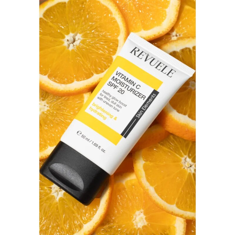 Revuele Vitamin C Moisturizer SPF 20 vlažilna in posvetlitvena krema za obraz SPF 20 50 ml