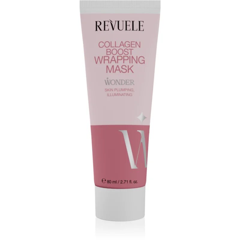 Revuele Wonder Collagen Boost Wrapping Mask maska za spanje za posvetlitev in zgladitev kože 80 ml