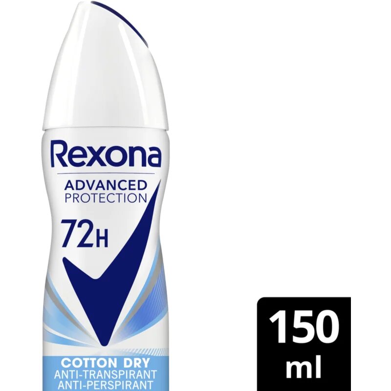 Rexona Advanced Protection Cotton Dry antiperspirant pršilo 150 ml