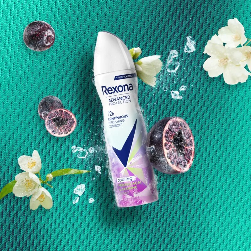 Rexona Advanced Protection Frozen Acai & Jasmine antiperspirant pršilo 150 ml