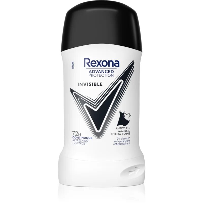 Rexona Advanced Protection Invisible trdi antiperspirant proti belim in rumenim madežem 50 ml