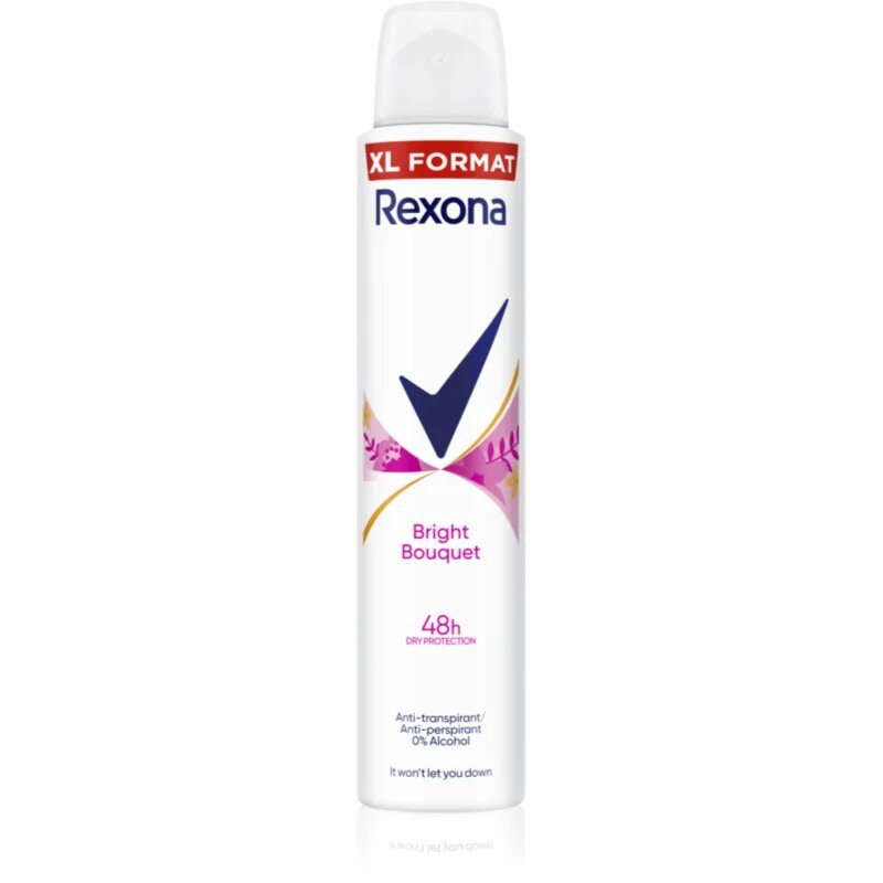 Rexona Bright Bouquet Compressed antiperspirant pršilo 200 ml