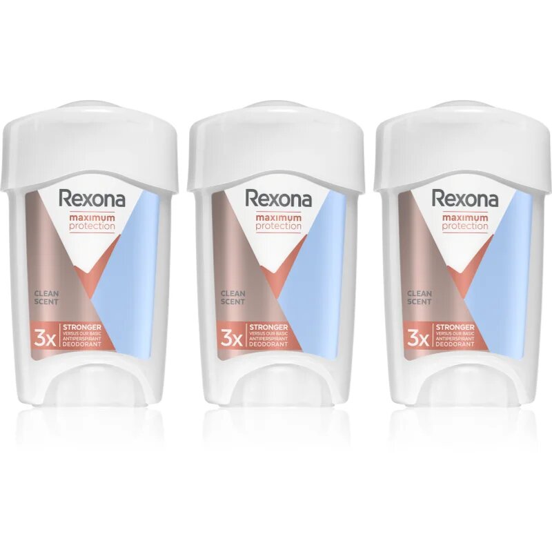 Rexona Maximum Protection Clean Scent kremasti antiperspirant proti prekomernemu potenju