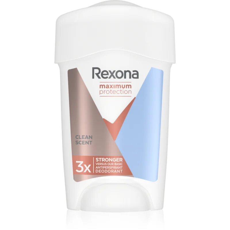 Rexona Maximum Protection Clean Scent kremasti antiperspirant proti prekomernemu potenju 45 ml