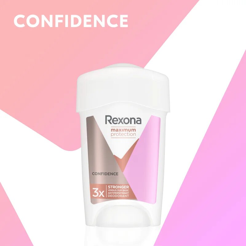 Rexona Maximum Protection Confidence kremasti antiperspirant proti prekomernemu potenju Confidence 45 ml