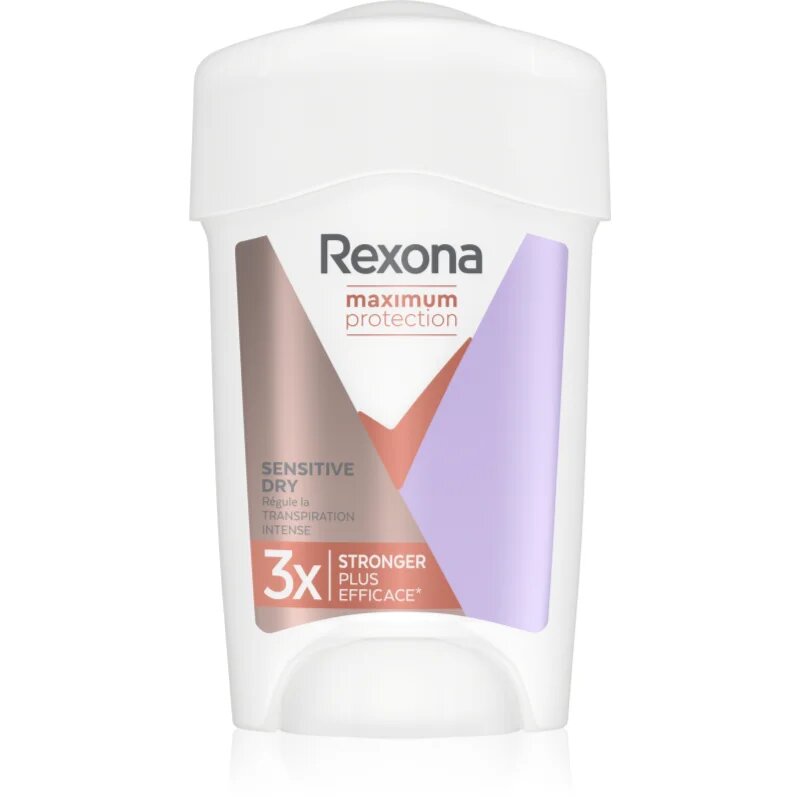 Rexona Maximum Protection Sensitive Dry kremasti antiperspirant proti prekomernemu potenju Sensitive Dry 45 ml