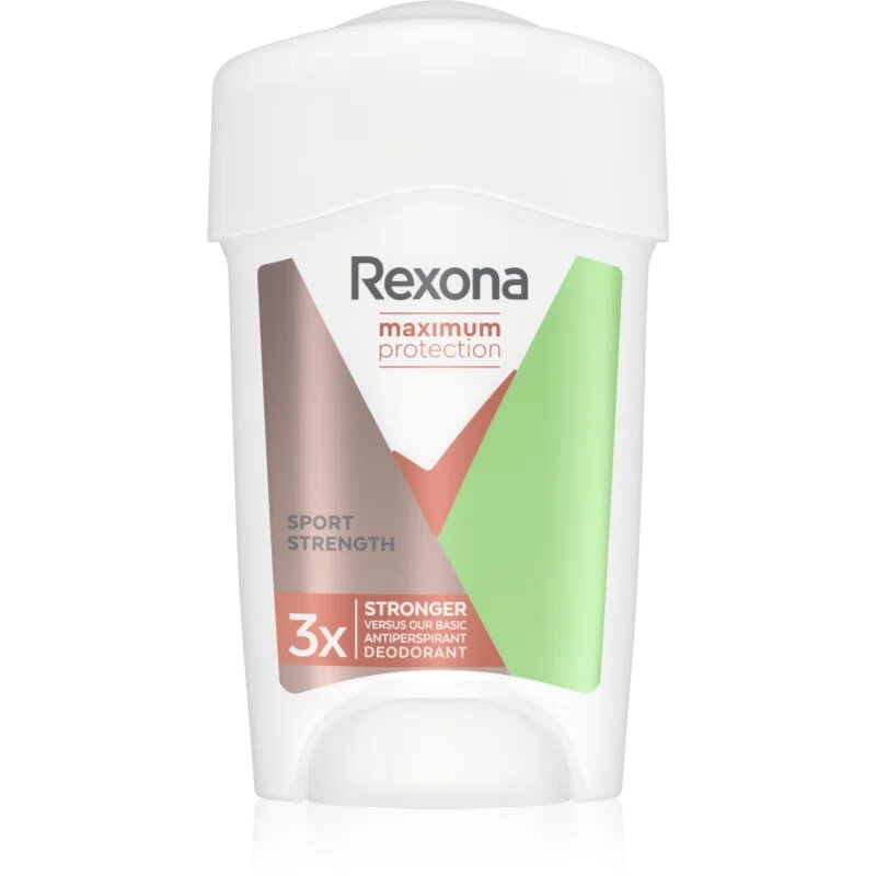 Rexona Maximum Protection Sport Strength kremasti antiperspirant proti prekomernemu potenju 45 ml