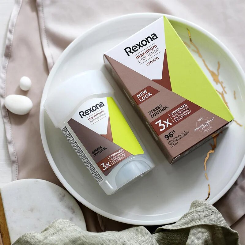 Rexona Maximum Protection Stress Control kremasti antiperspirant proti prekomernemu potenju 45 ml
