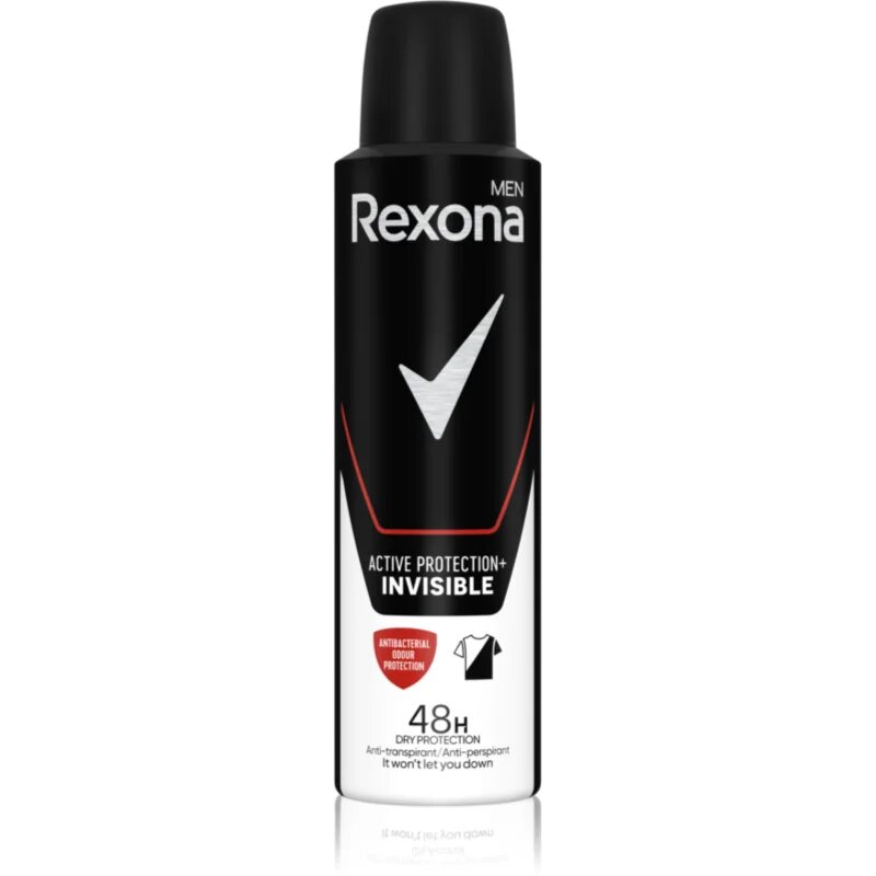 Rexona Men Active Protection+ antiperspirant v pršilu za moške Invisible 150 ml