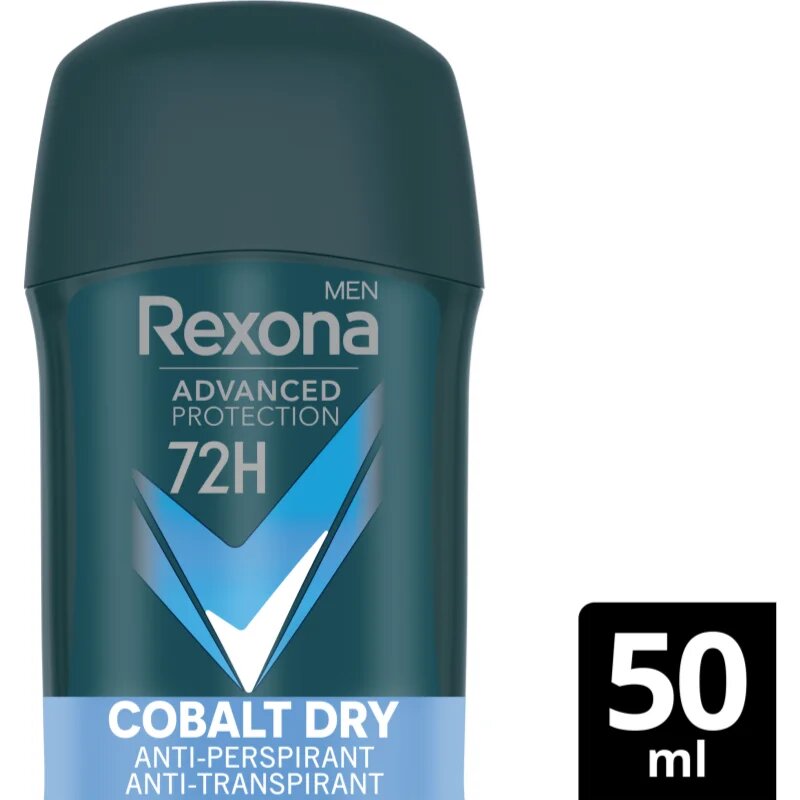 Rexona Men Advanced Protection Cobalt Dry trdi antiperspirant 72 ur za moške Cobalt Dry 50 ml