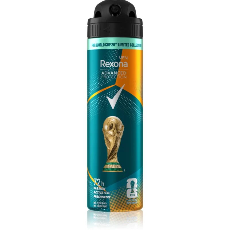 Rexona Men Advanced Protection FIFA antiperspirant pršilo 150 ml