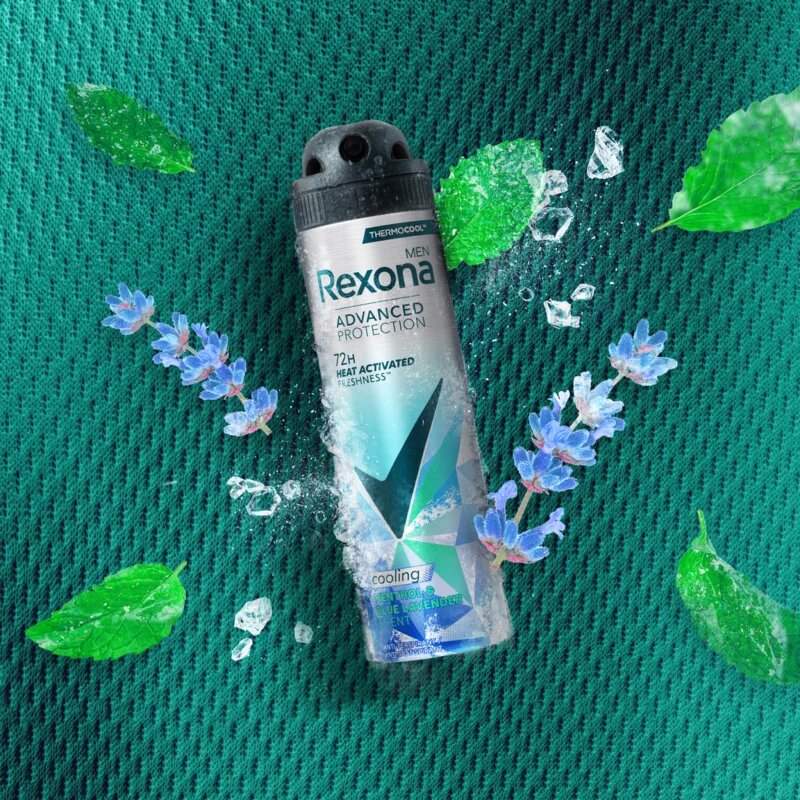 Rexona Men Advanced Protection Menthol & Blue Lavender antiperspirant pršilo 150 ml