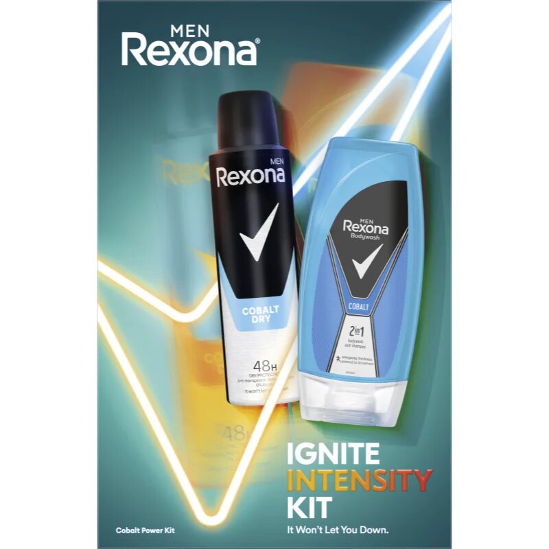 Rexona Men Cobalt Dry darilni set za moške