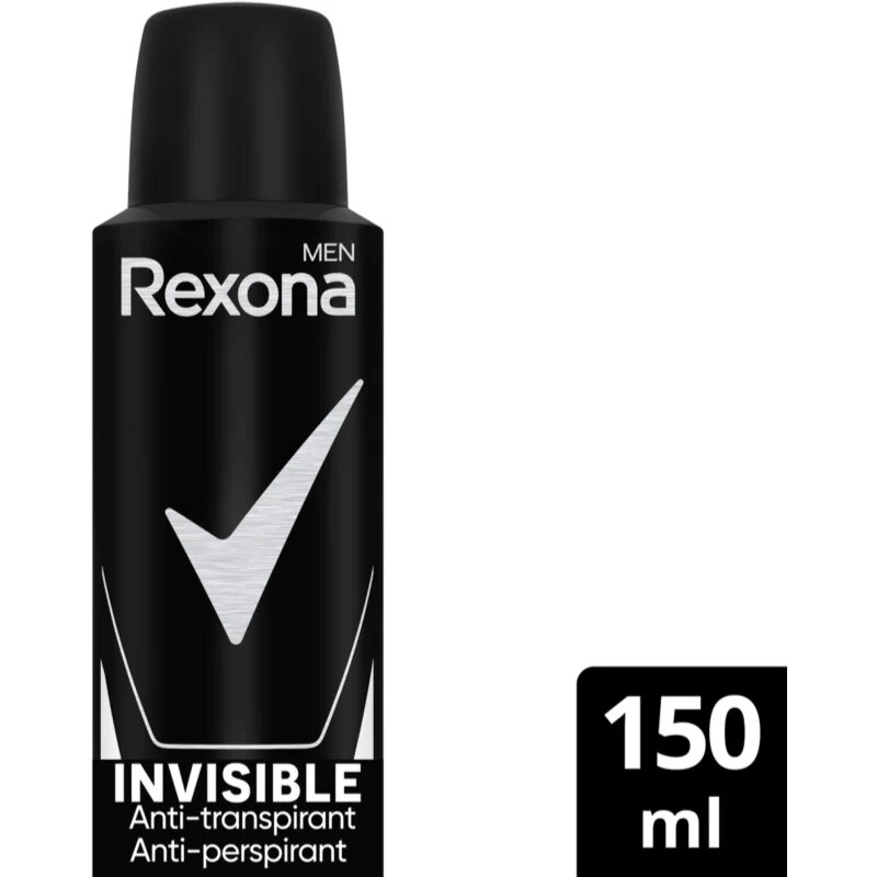 Rexona Men Invisible antiperspirant v pršilu proti belim madežem 150 ml