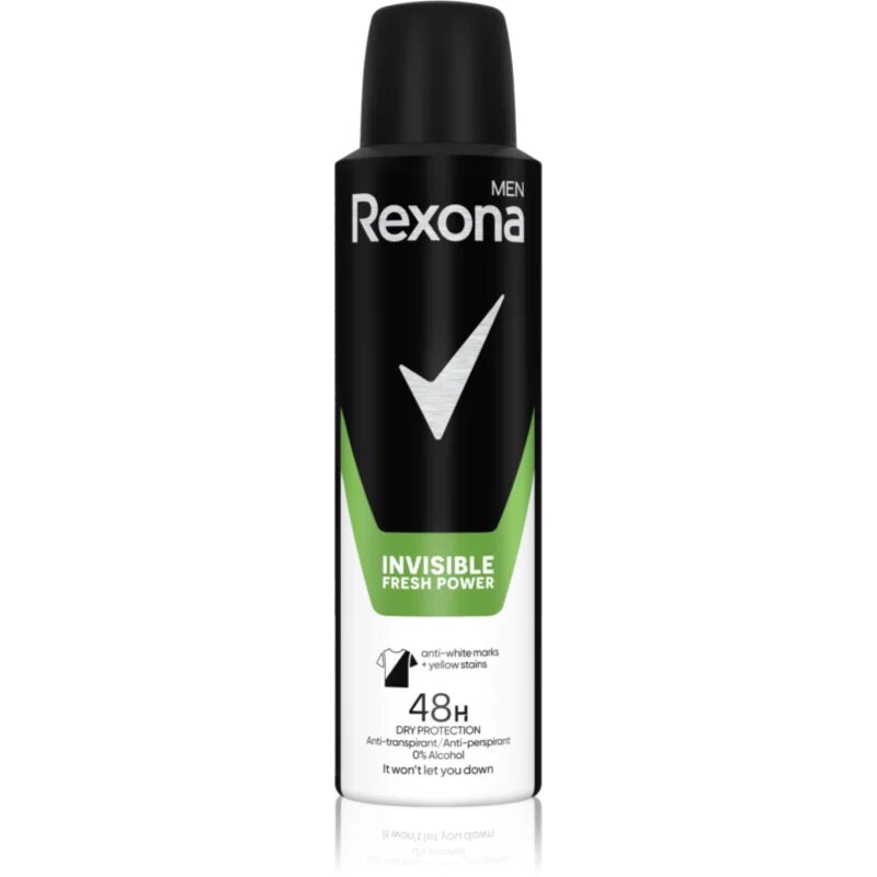 Rexona Men Invisible Fresh Power antiperspirant v pršilu za moške 150 ml