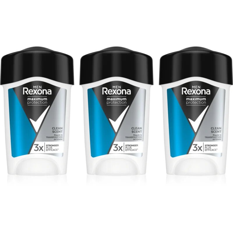 Rexona Men Maximum Protection Clean Scent kremasti antiperspirant proti prekomernemu potenju za moške