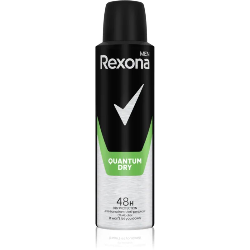 Rexona Men Quantum Dry antiperspirant v pršilu 150 ml