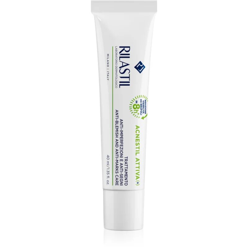 Rilastil Acnestil Attiva (+) krema za obraz proti nepravilnostim na aknasti koži 40 ml